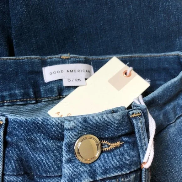 NWT Good American Good Legs Zebra Pockets (size 25) - Picture 5 of 7